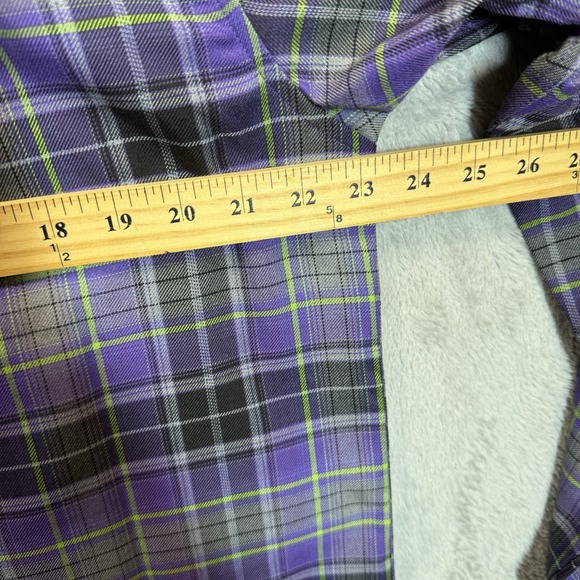 Dixxon Flannel Company The Glowy Hole Long Sleeve Purple Flannel Men's Large NWT - Picture 7 of 9